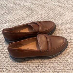 Madewell Women’s Brown Lug Sole Loafers